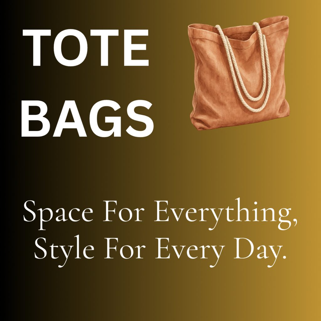 tote bags banner including different tote bags