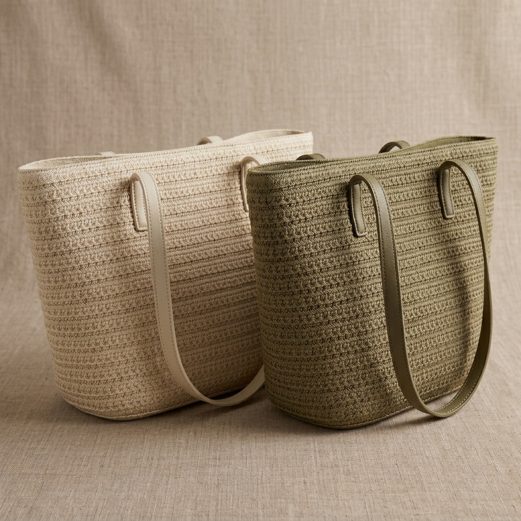 wooven straw tote bags stylo