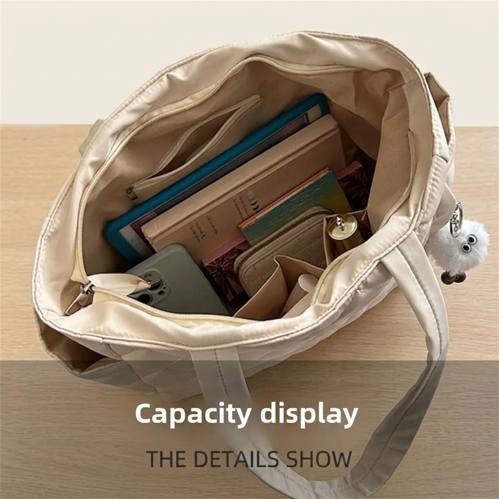 internal structure of nylon large capacity tote bag for work