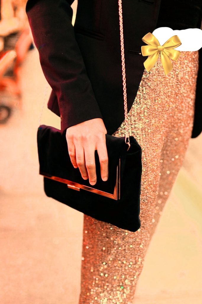 velvet evening bag -15 best handbags for parties